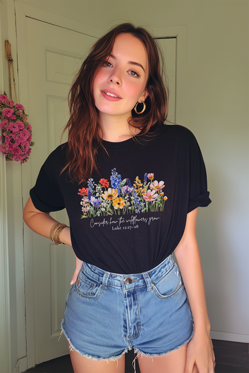 Consider How The Wild Flowers Grow Unisex T-shirt