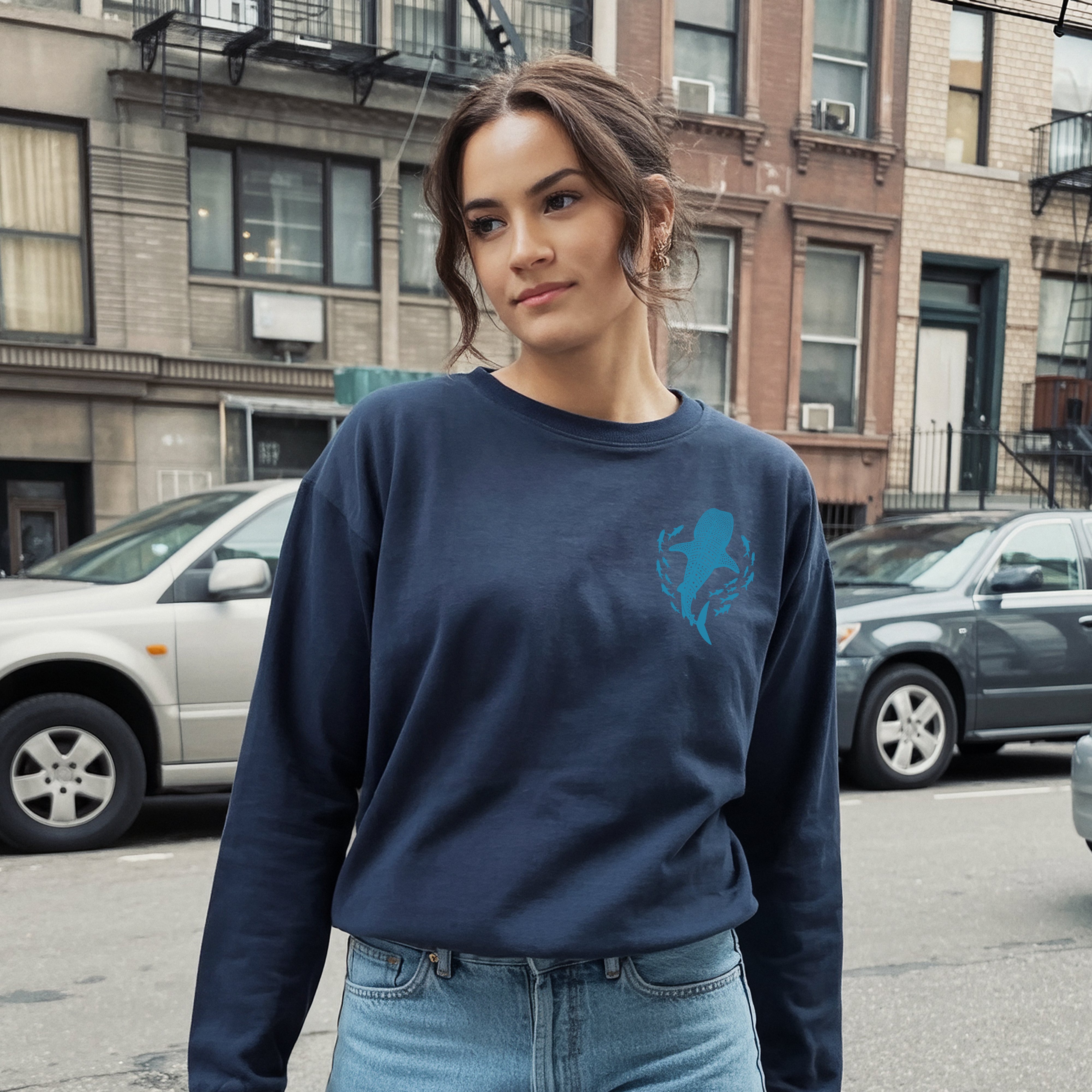 When You Go Through Deep Waters Christian Unisex Sweatshirt