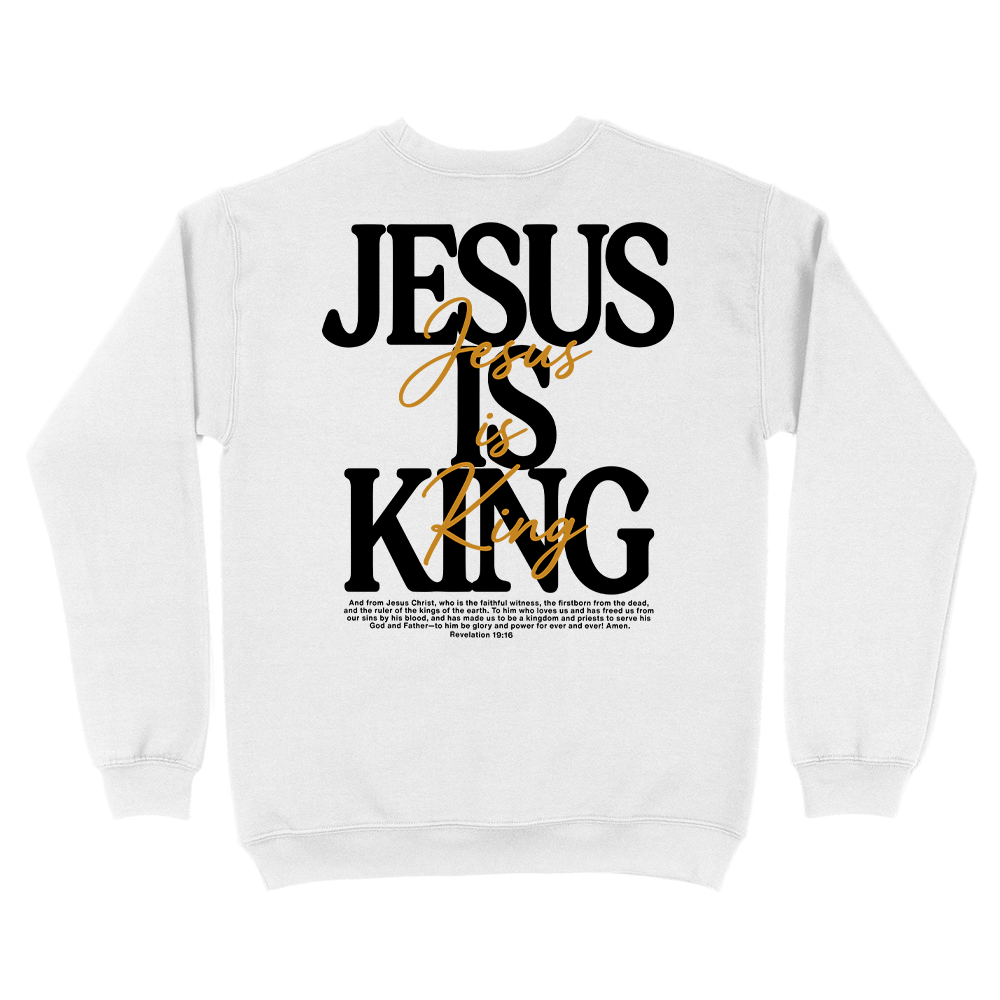 Jesus Is King Christian Unisex Sweatshirt