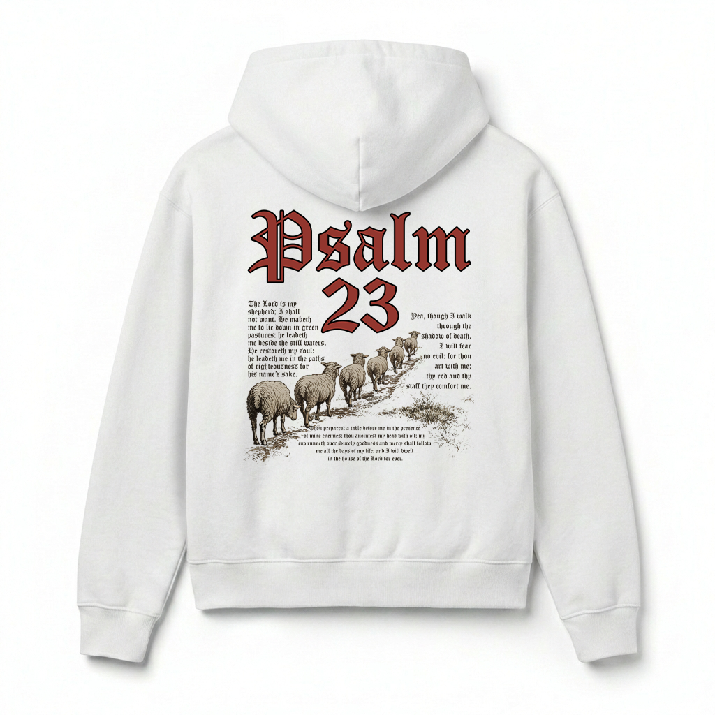 Psalm 23 Christian Unisex Hoodie