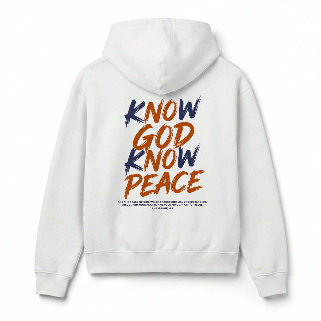 Know God Know Peace S2 Christian Unisex Hoodie