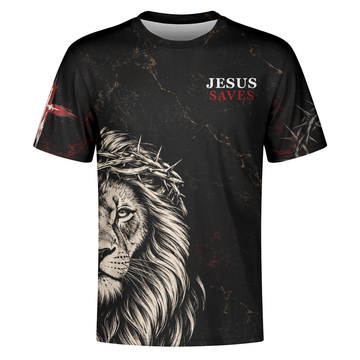 Jesus Saves AOP T-shirt