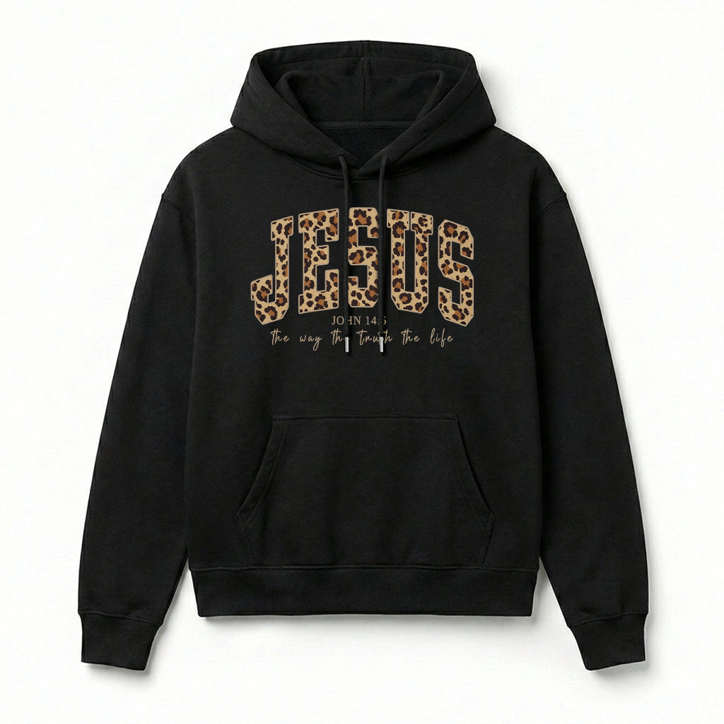 Jesus The Way The Truth The Life Christian Unisex Hoodie