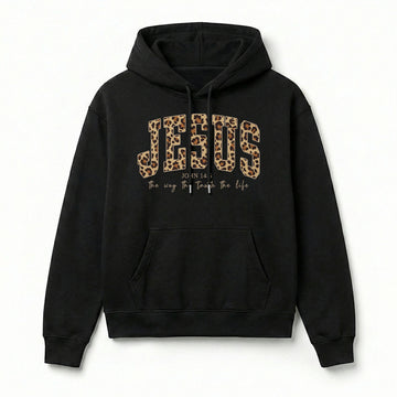 Jesus The Way The Truth The Life Christian Unisex Hoodie