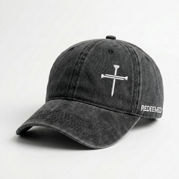 Nail Cross Christian Washed Classic Cap