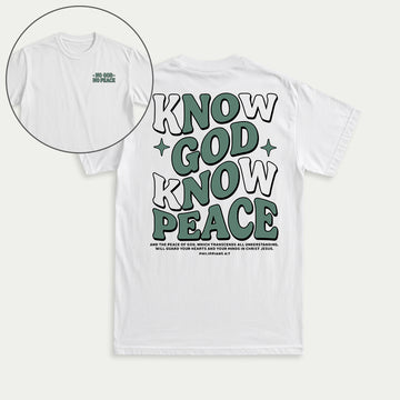 Know God Know Peace Christian Unisex T-shirt
