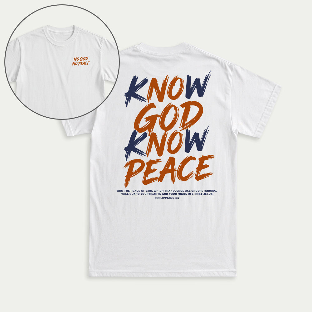 Know God Know Peace S2 Christian Unisex T-shirt