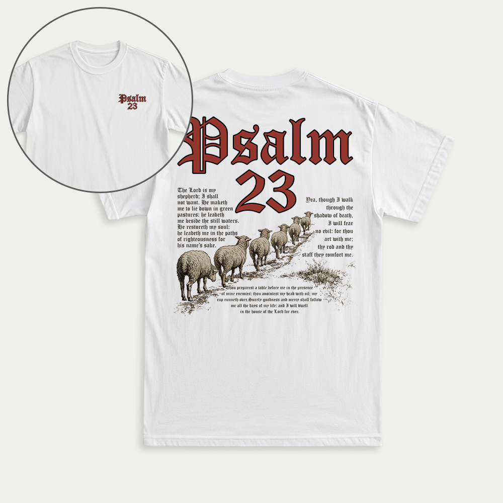 Psalm 23 Christian Unisex T-shirt