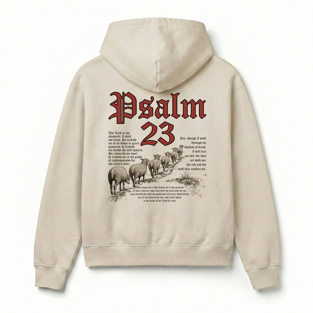 Psalm 23 Christian Unisex Hoodie