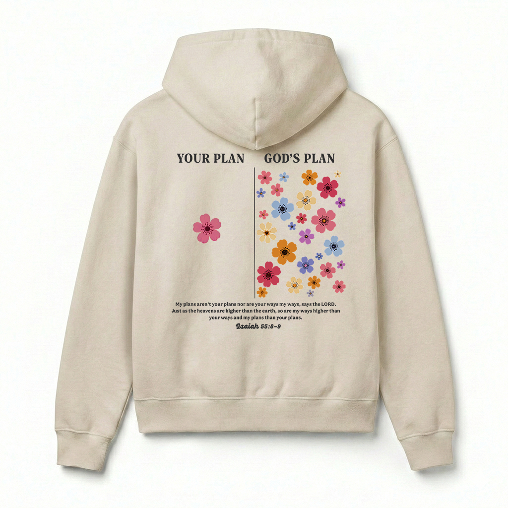 Your Plan God's Plan Christian Unisex Hoodie