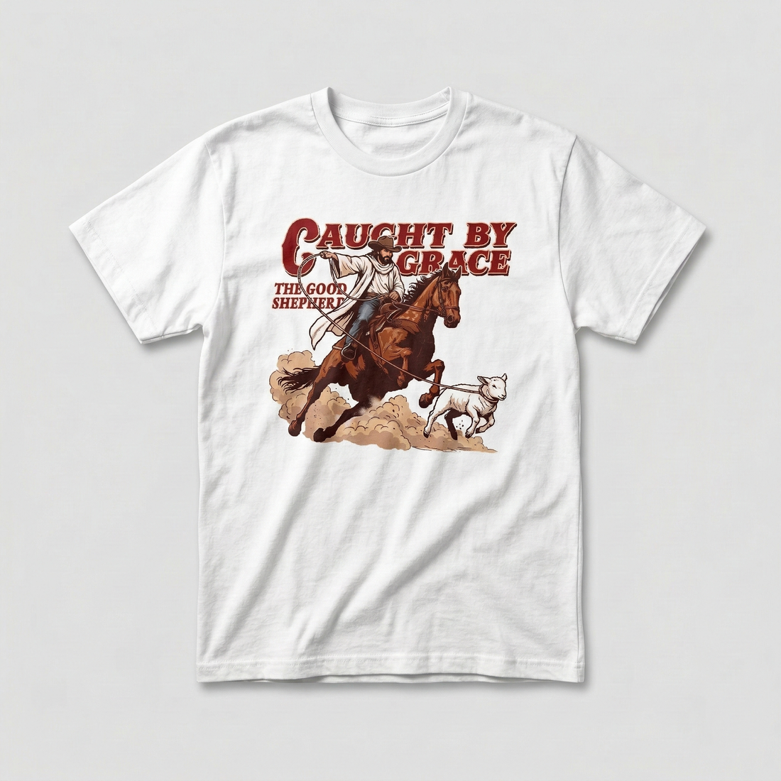Caught By Grace Christian Unisex T-shirt