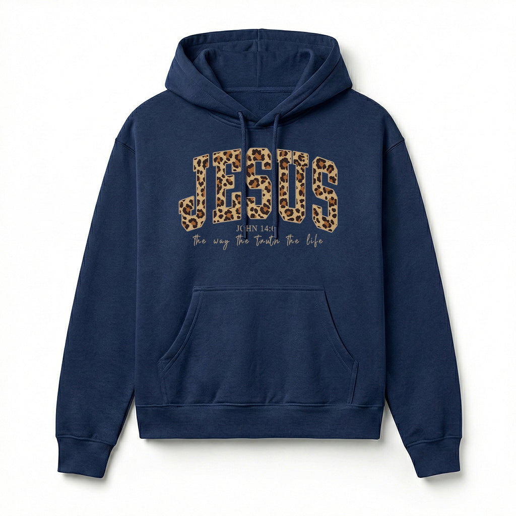 Jesus The Way The Truth The Life Christian Unisex Hoodie
