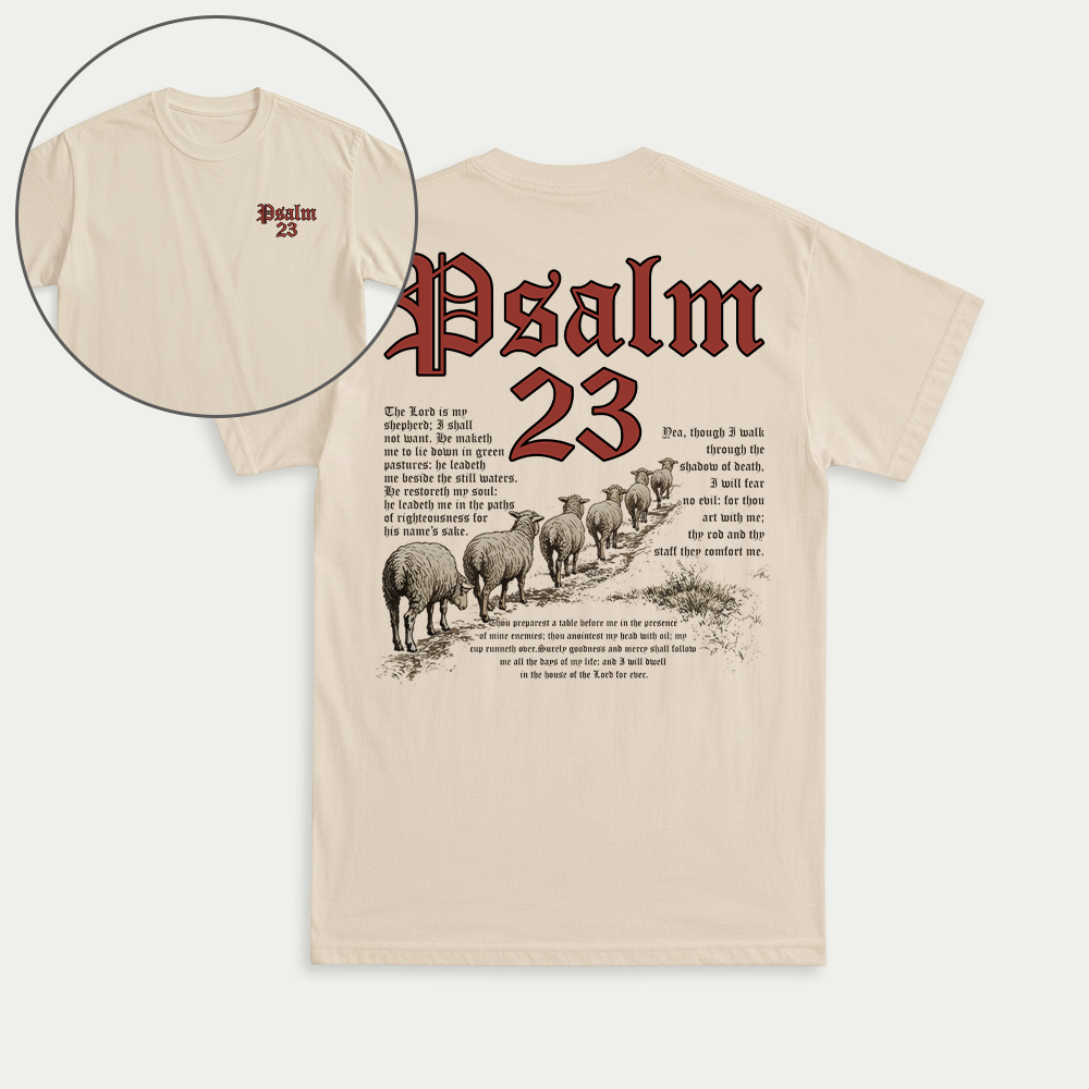 Psalm 23 Christian Unisex T-shirt