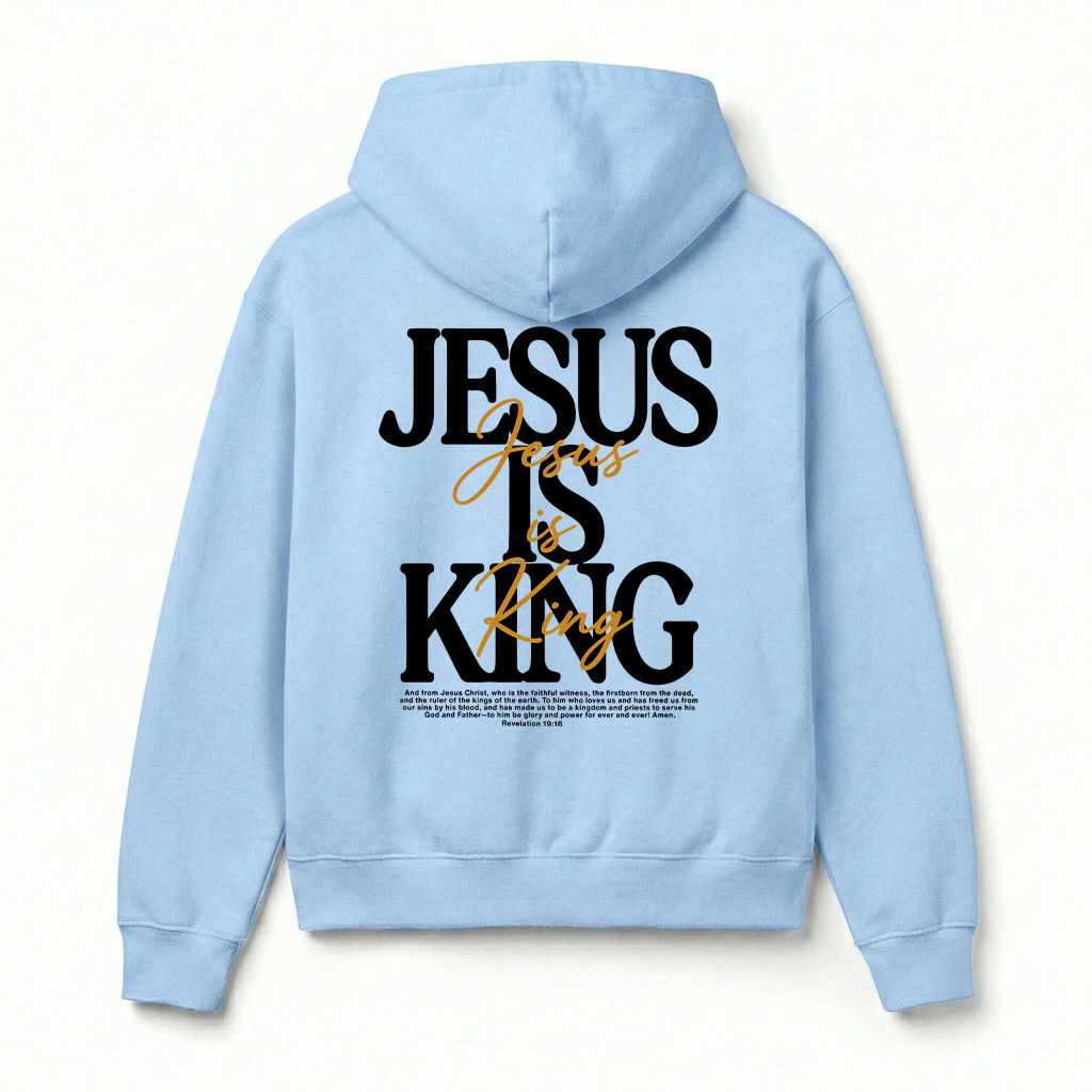 Jesus Is King Christian Unisex Hoodie