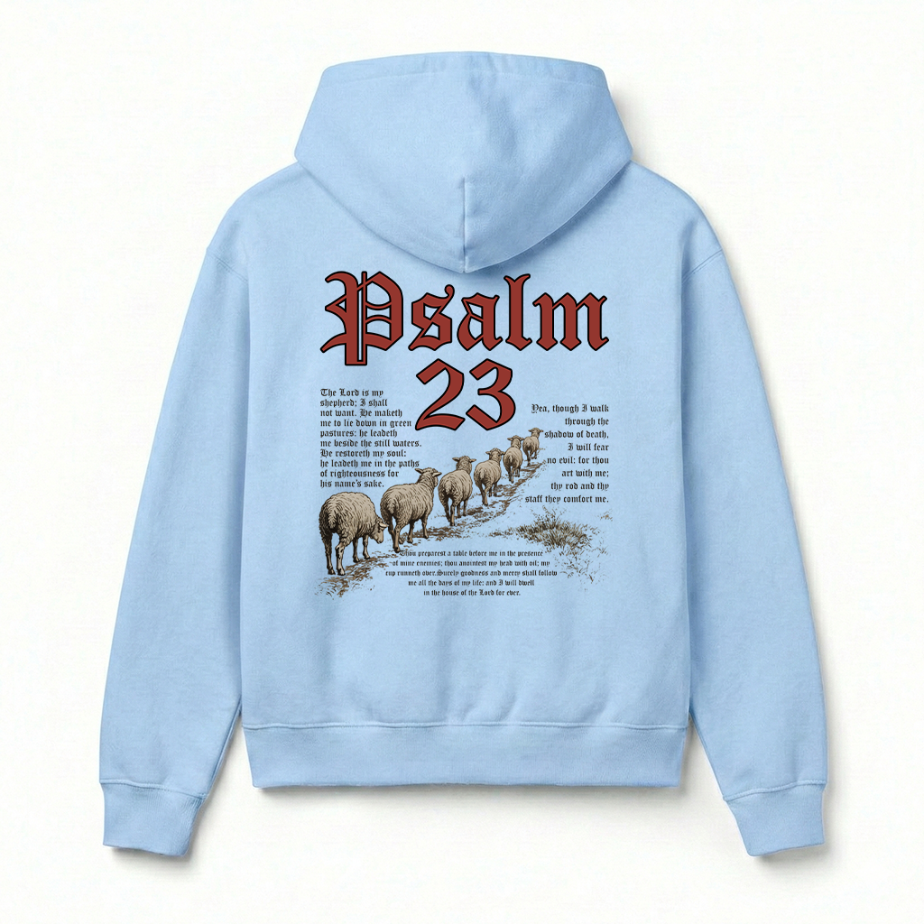 Psalm 23 Christian Unisex Hoodie