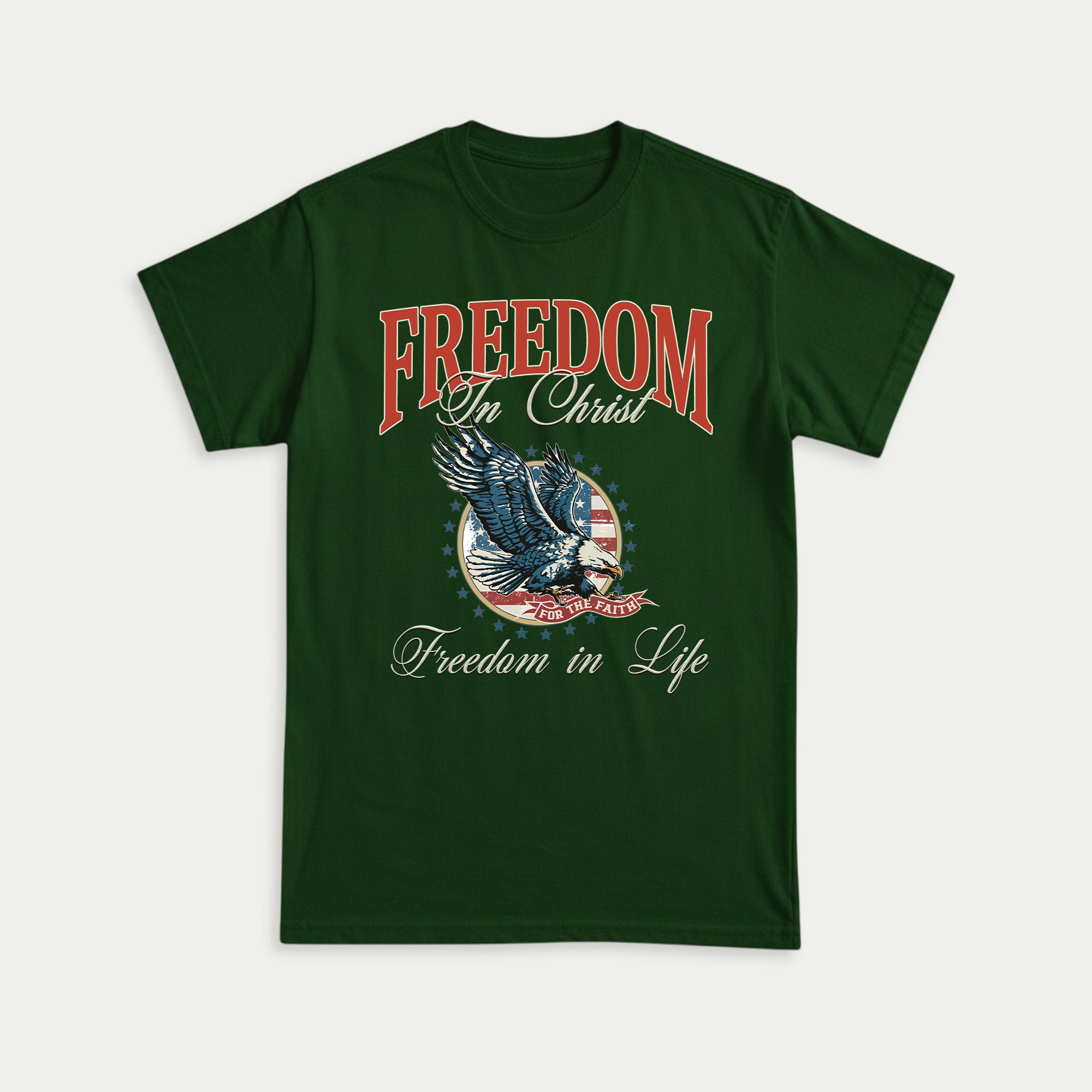 Freedom in Christ Freedom in Life Christian Unisex T-shirt