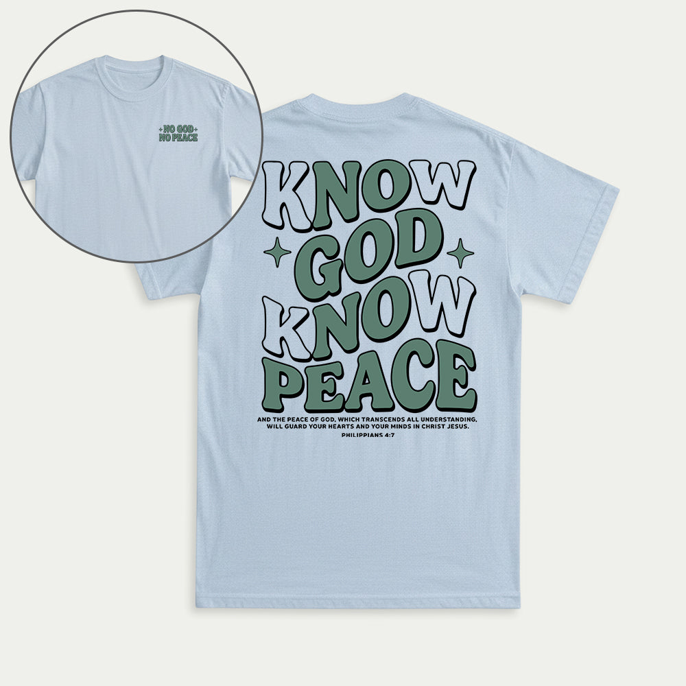 Know God Know Peace Christian Unisex T-shirt