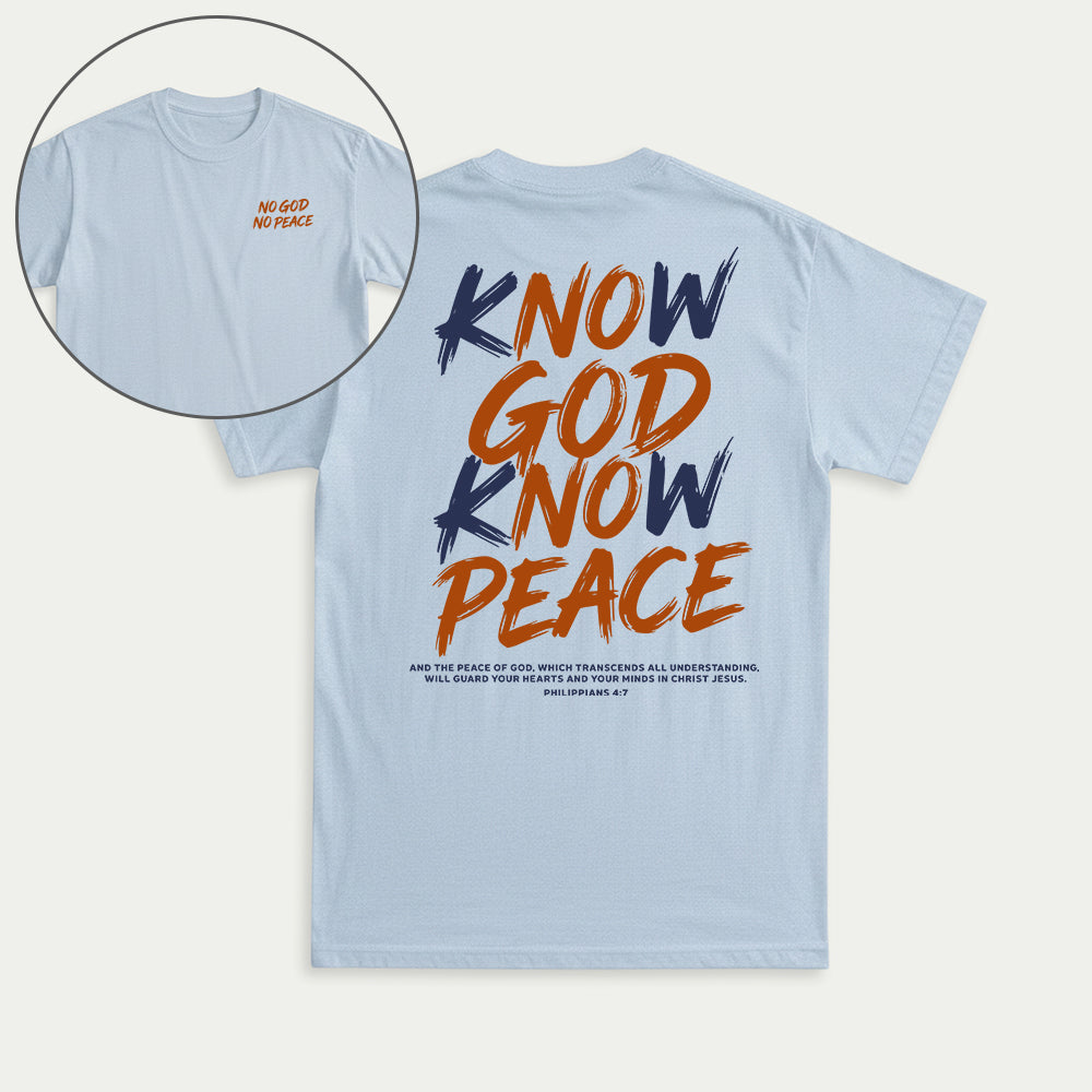 Know God Know Peace S2 Christian Unisex T-shirt