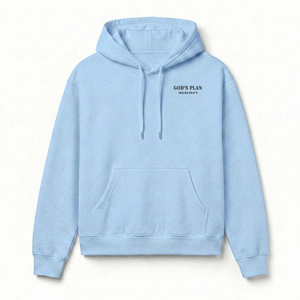 Your Plan God's Plan Christian Unisex Hoodie