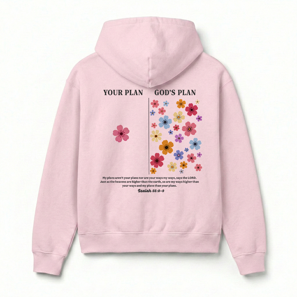 Your Plan God's Plan Christian Unisex Hoodie