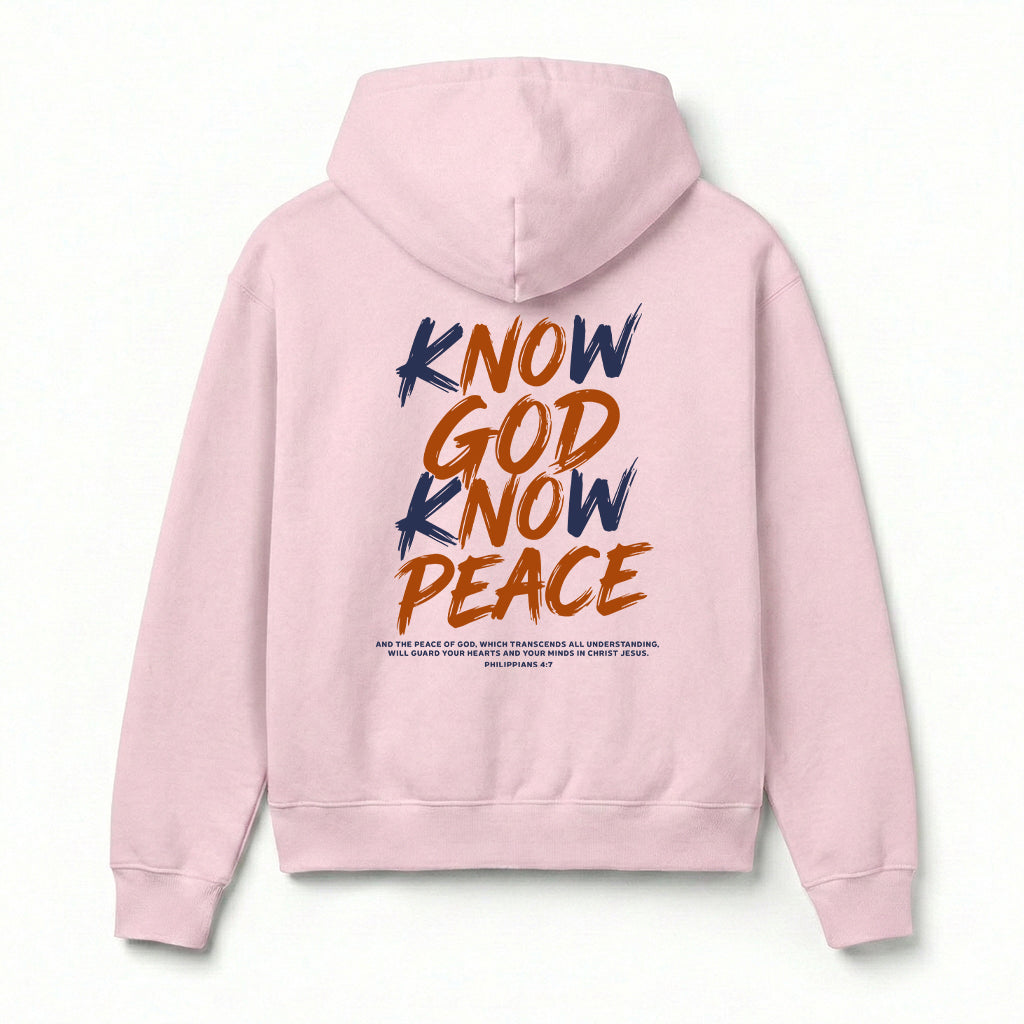 Know God Know Peace S2 Christian Unisex Hoodie