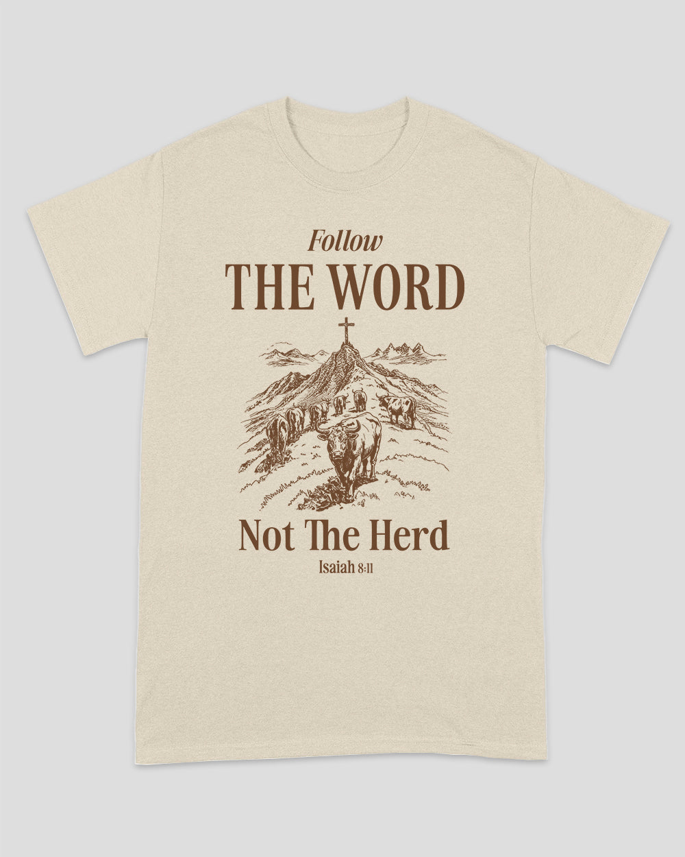 Follow The Word Not The Herd Unisex T-shirt