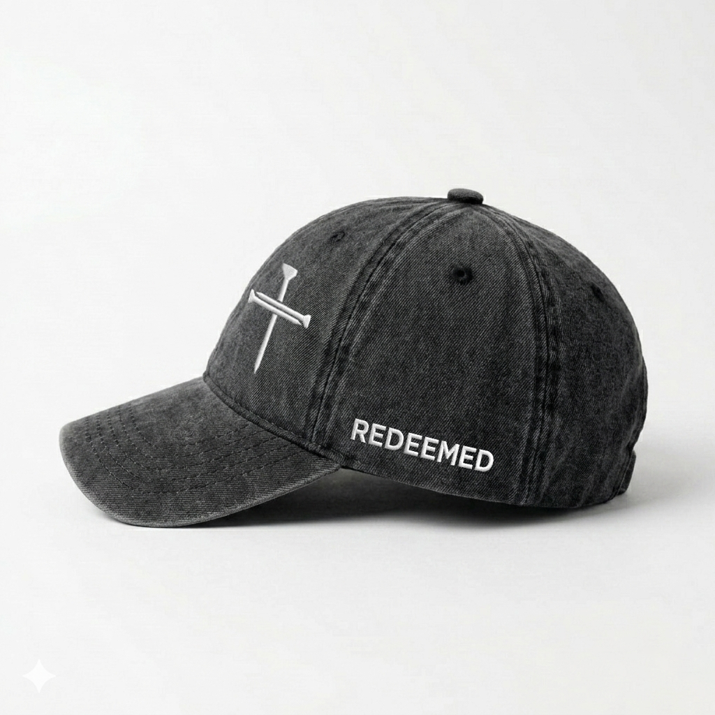 Nail Cross Christian Washed Classic Cap