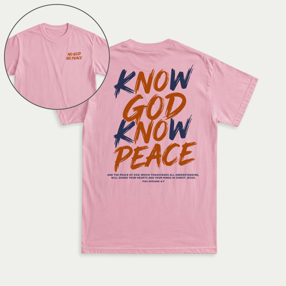 Know God Know Peace S2 Christian Unisex T-shirt
