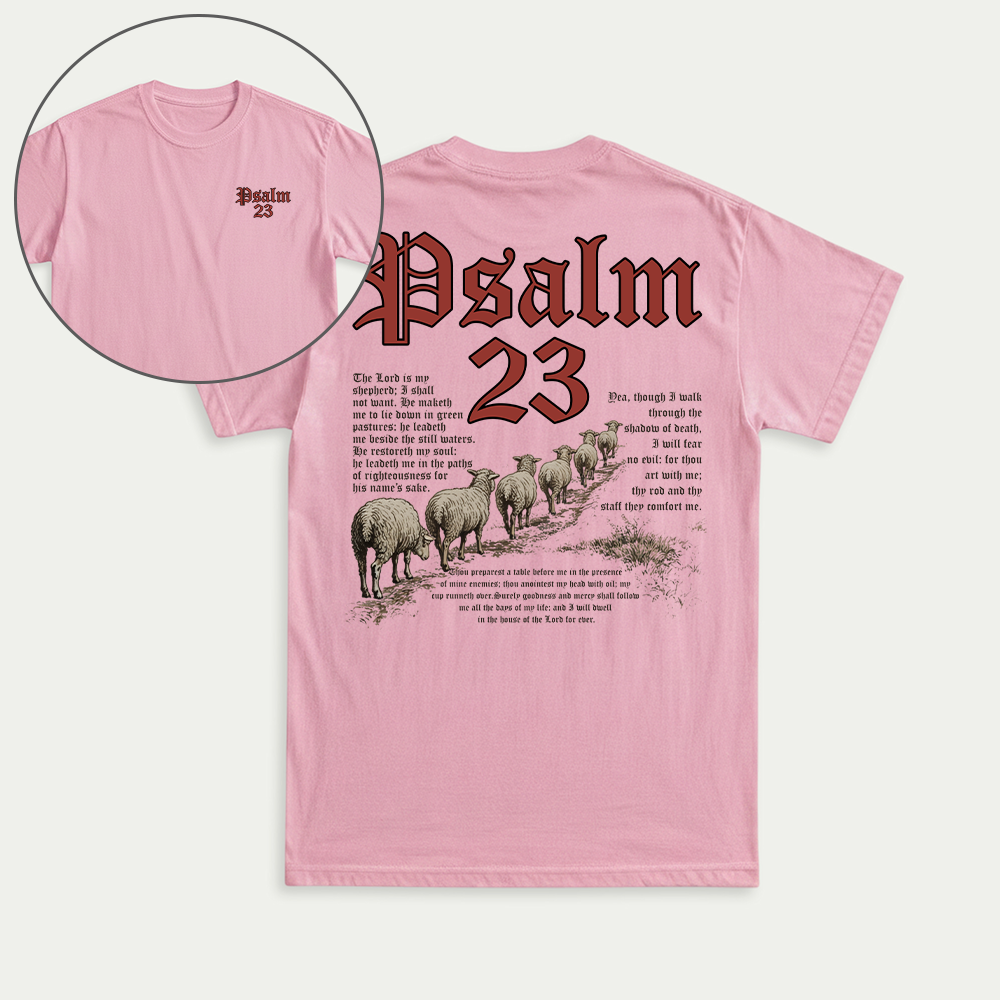 Psalm 23 Christian Unisex T-shirt