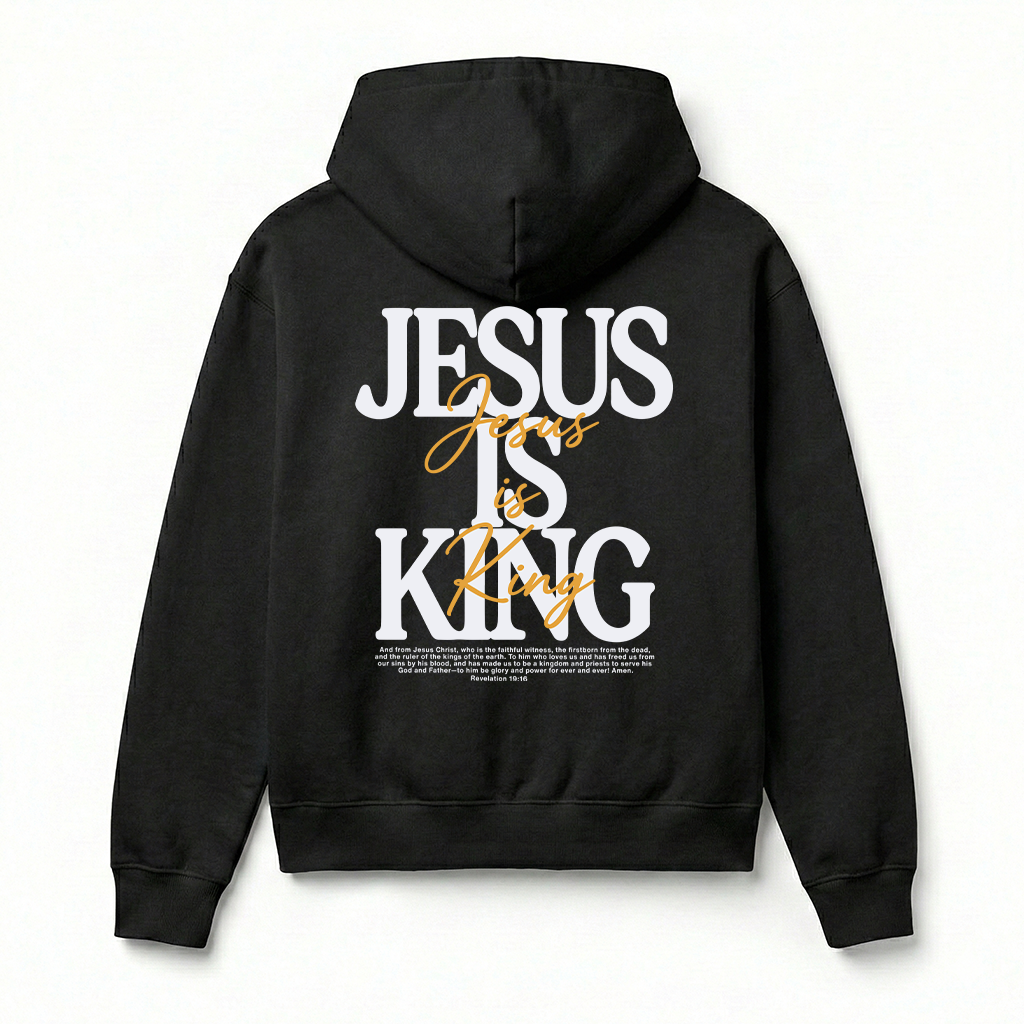Jesus Is King Christian Unisex Hoodie