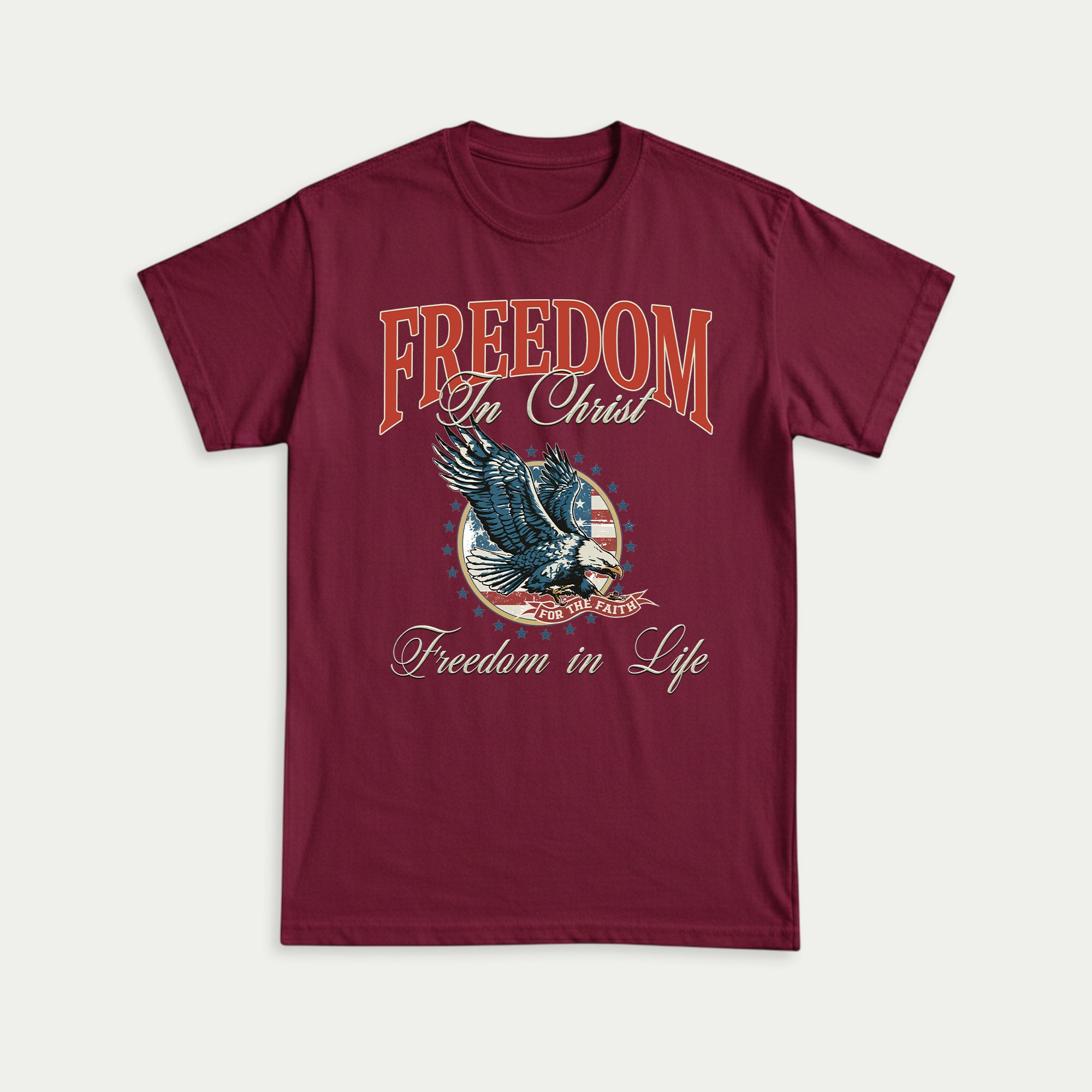 Freedom in Christ Freedom in Life Christian Unisex T-shirt