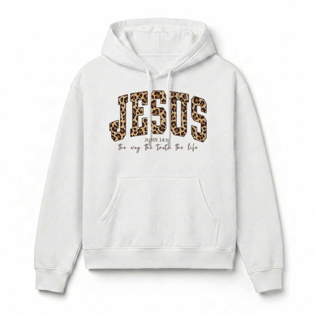 Jesus The Way The Truth The Life Christian Unisex Hoodie