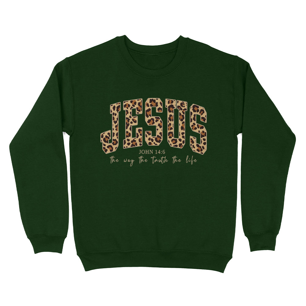 Jesus The Way The Truth The Life Unisex Sweatshirt