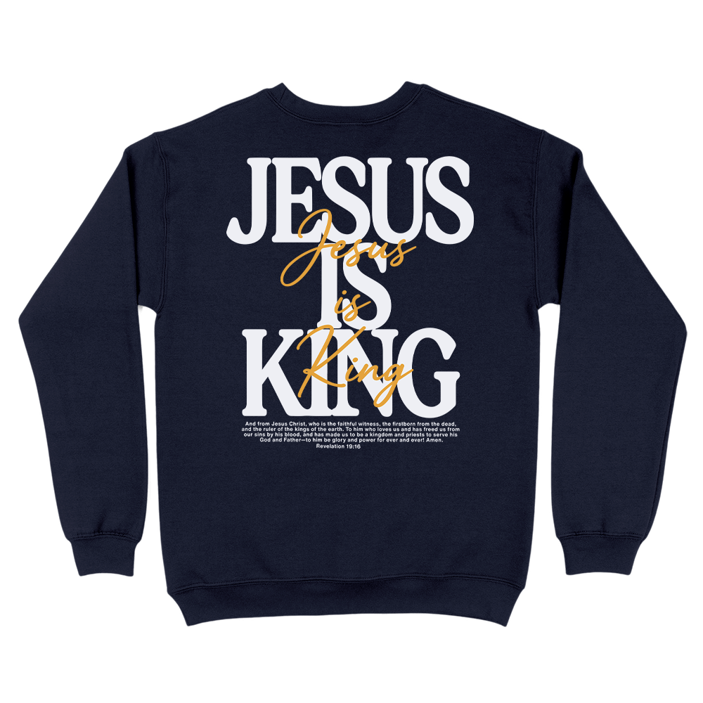 Jesus Is King Christian Unisex Sweatshirt