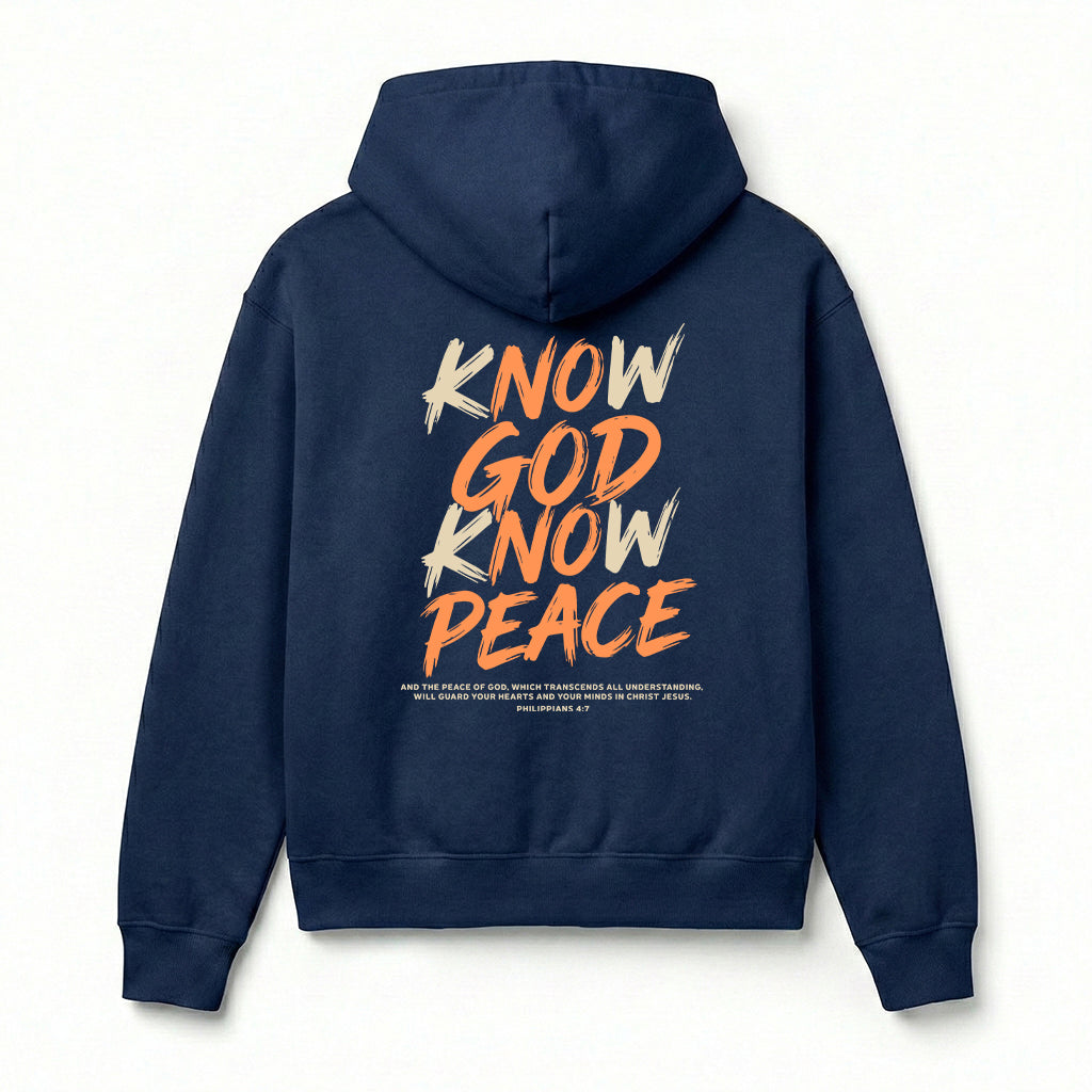 Know God Know Peace S2 Christian Unisex Hoodie