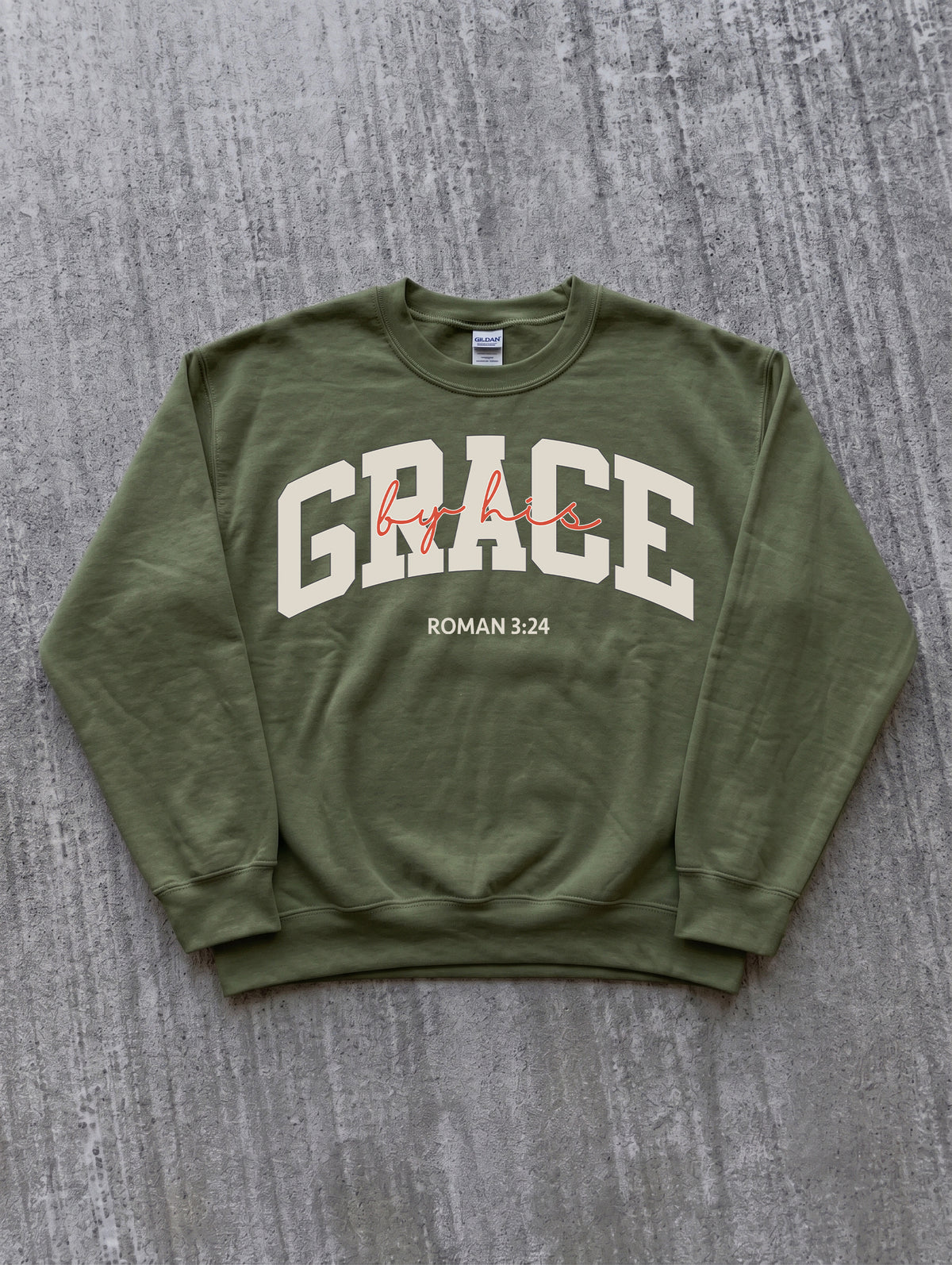 By His Grace Christian Unisex Sweatshirt