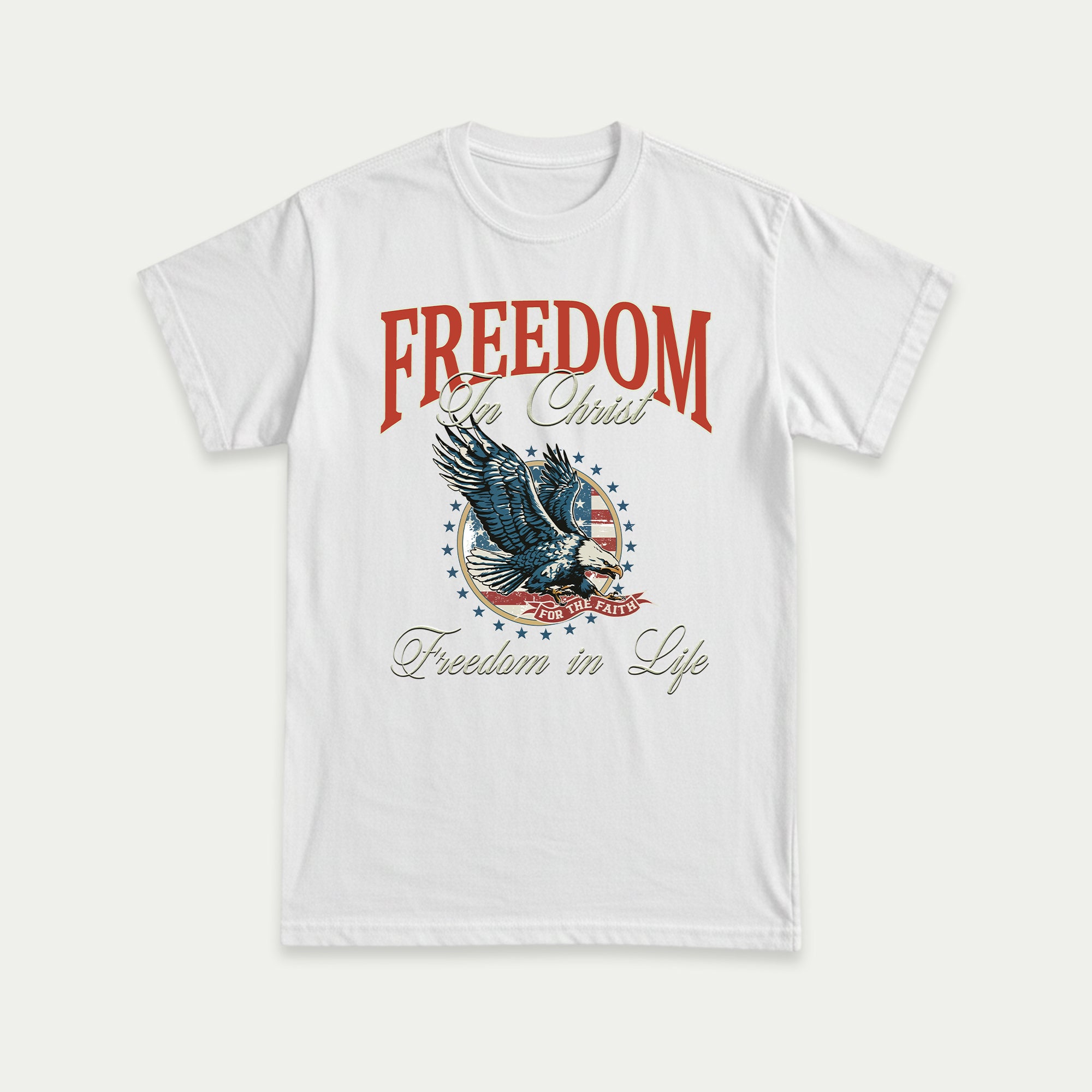 Freedom in Christ Freedom in Life Christian Unisex T-shirt