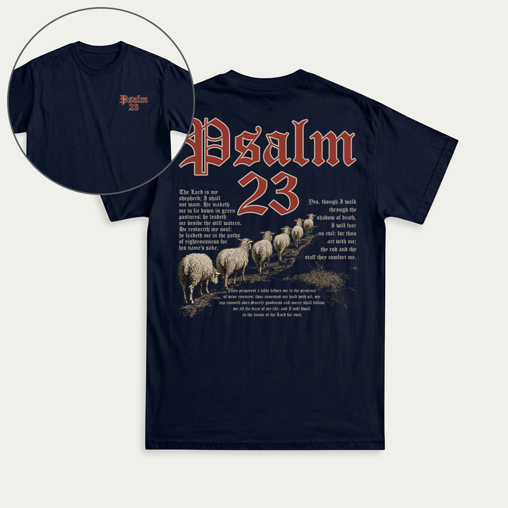 Psalm 23 Christian Unisex T-shirt