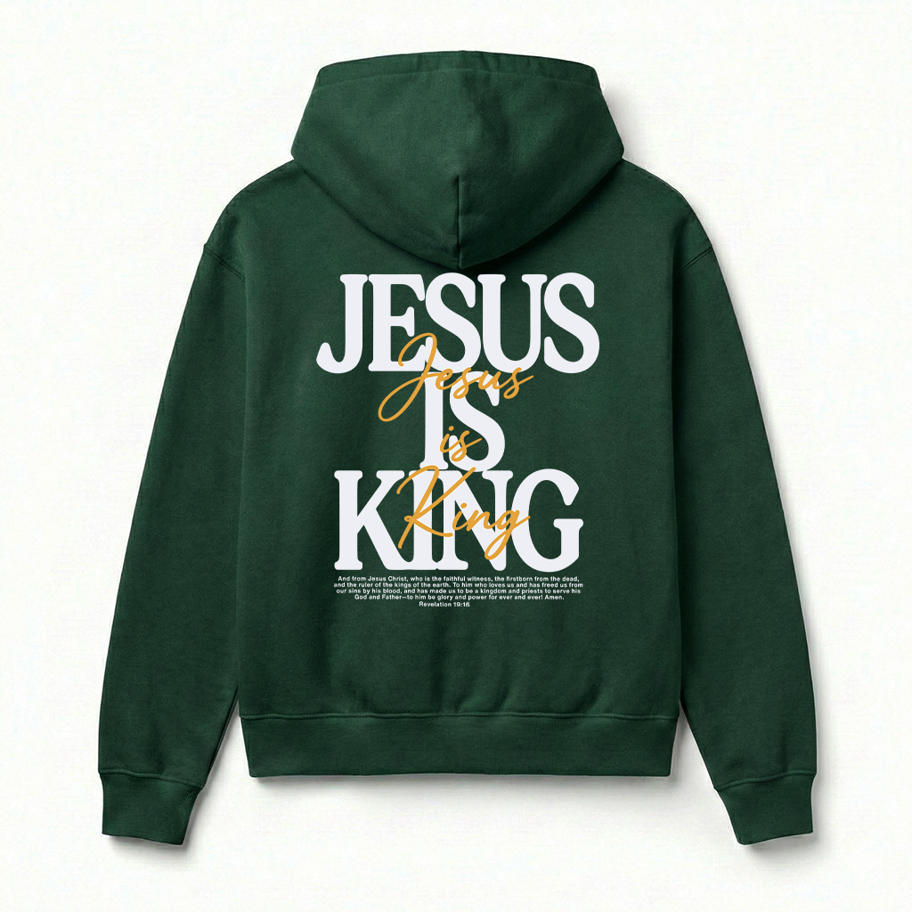 Jesus Is King Christian Unisex Hoodie