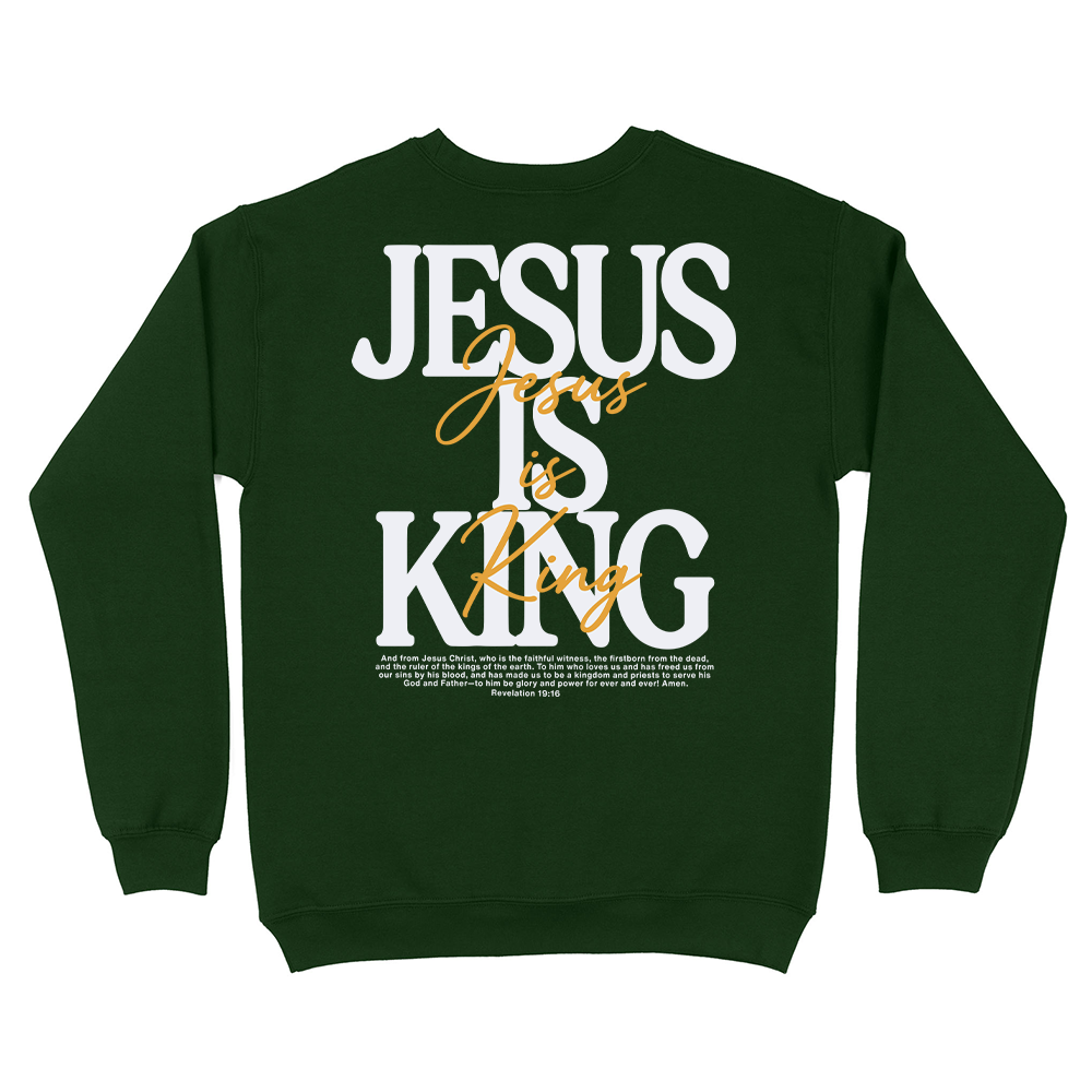 Jesus Is King Christian Unisex Sweatshirt