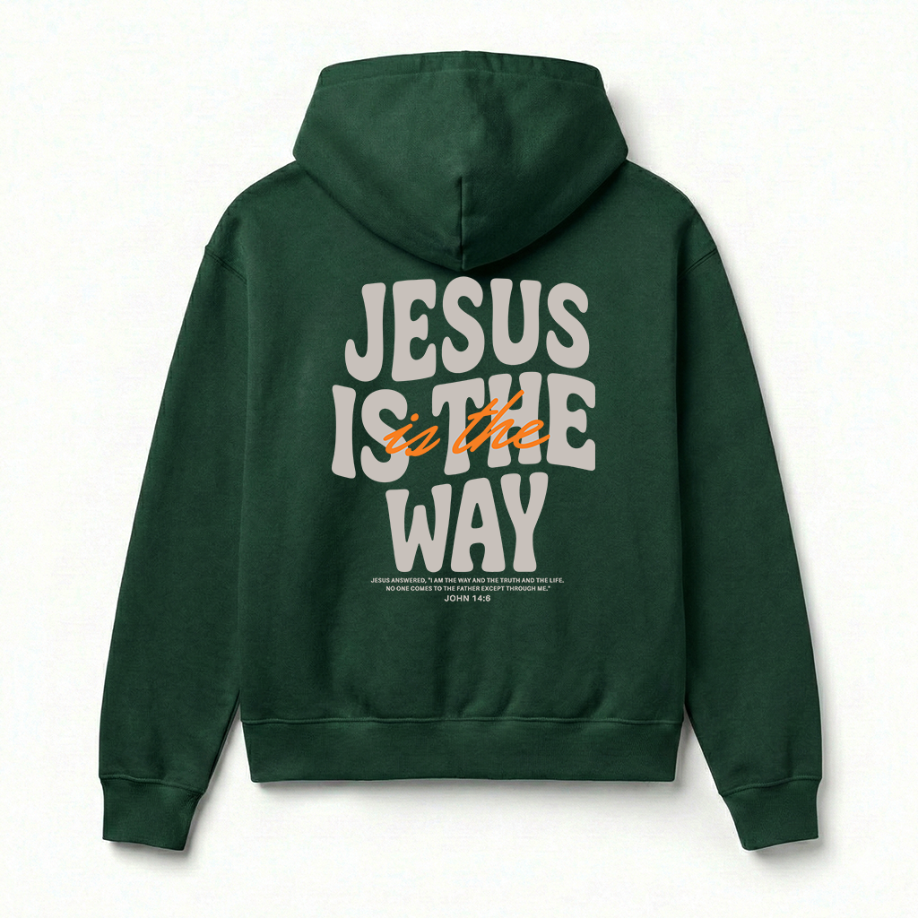 Jesus Is The Way Christian Unisex Hoodie