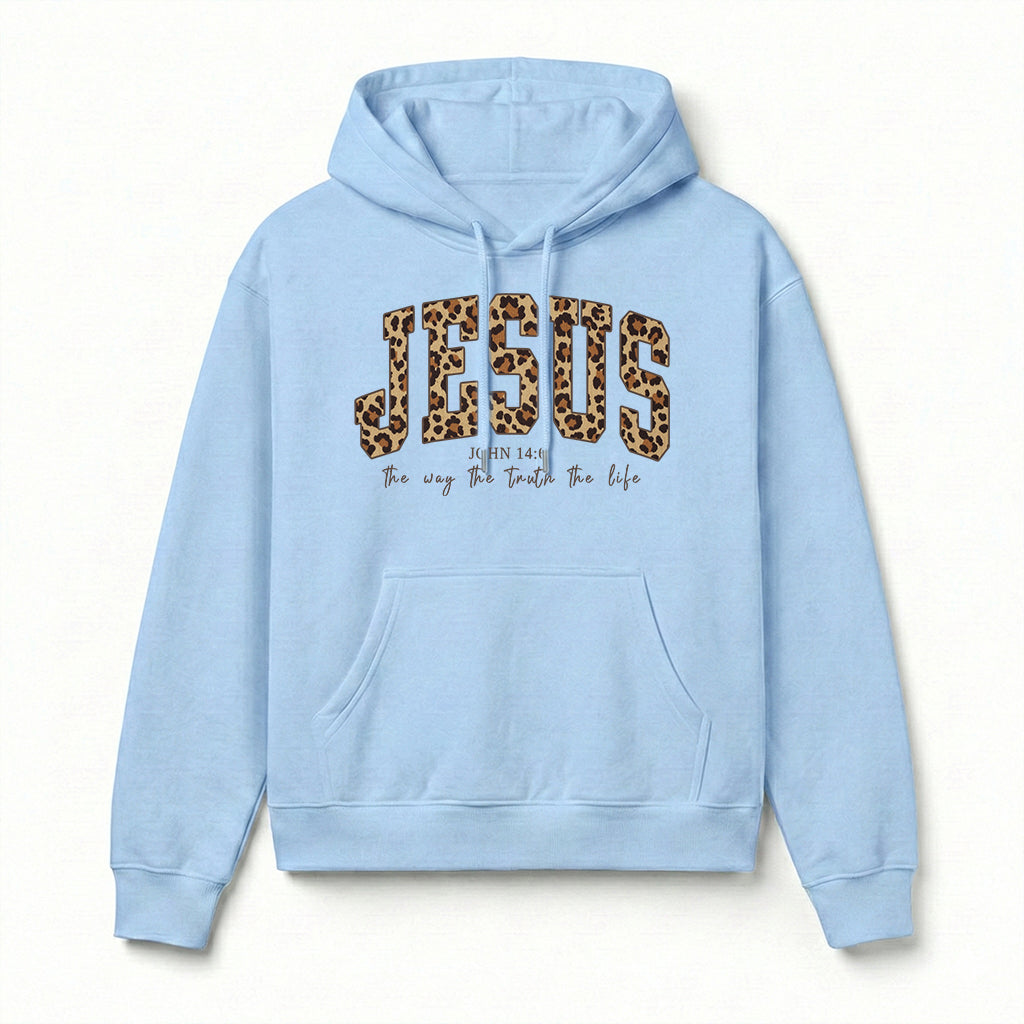 Jesus The Way The Truth The Life Christian Unisex Hoodie