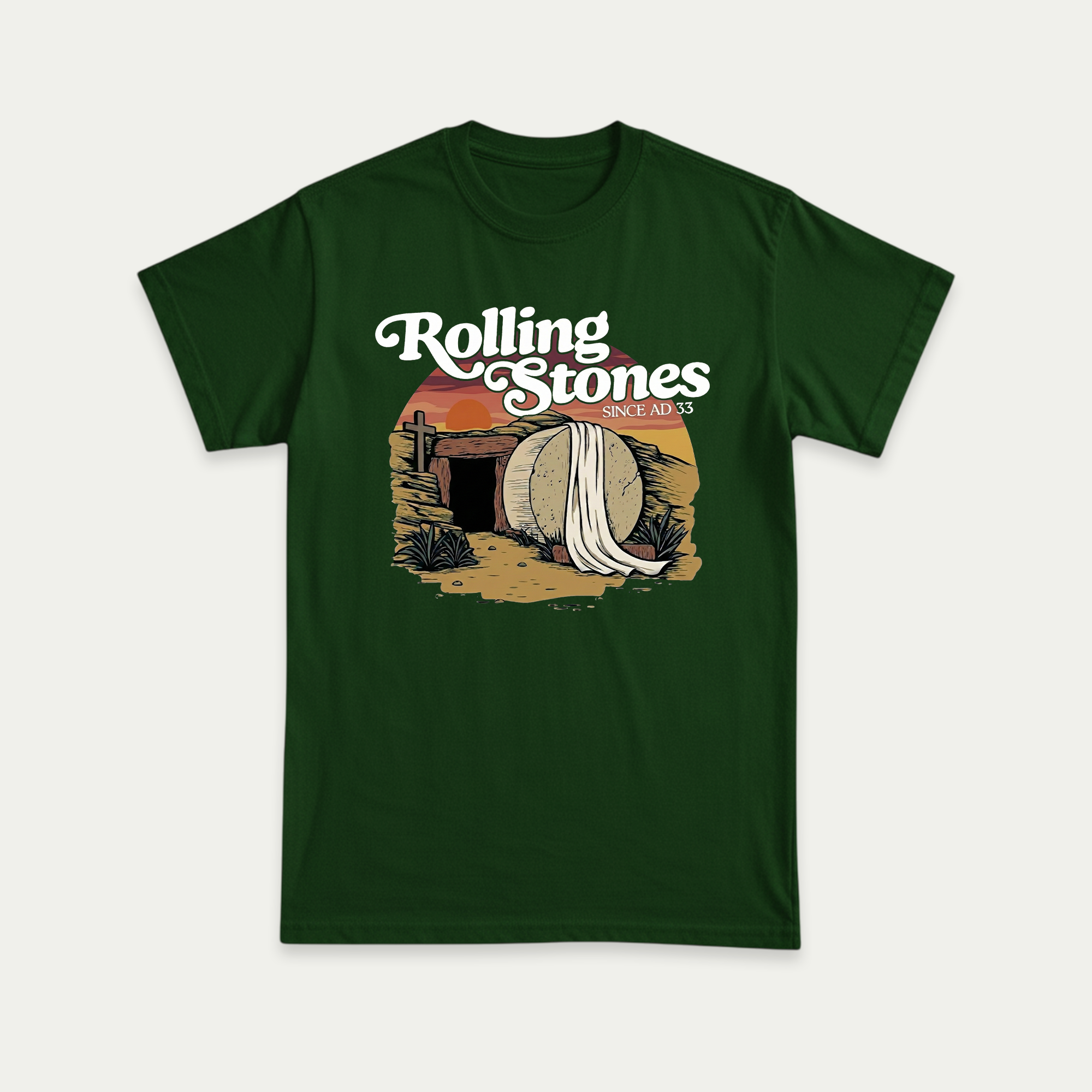 The Stone Was Rolled Away Christian Unisex T-shirt