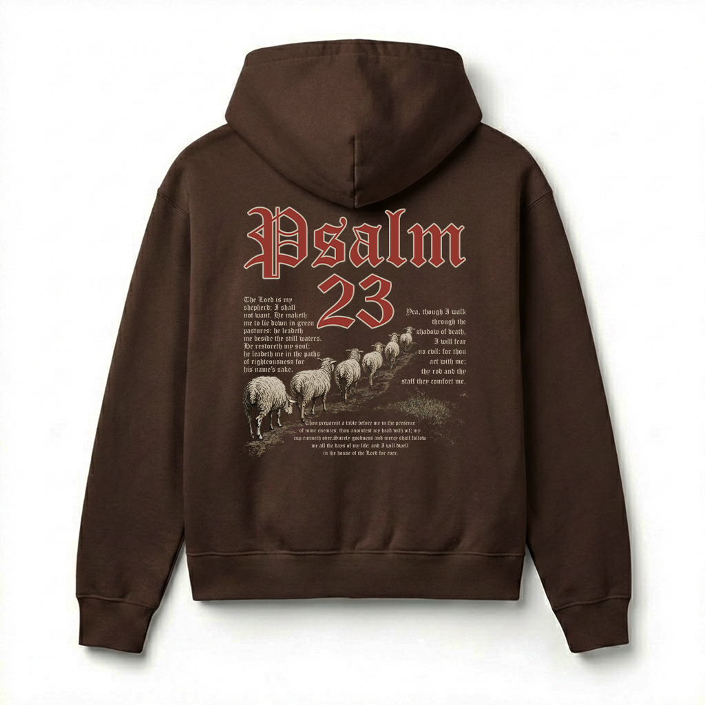 Psalm 23 Christian Unisex Hoodie