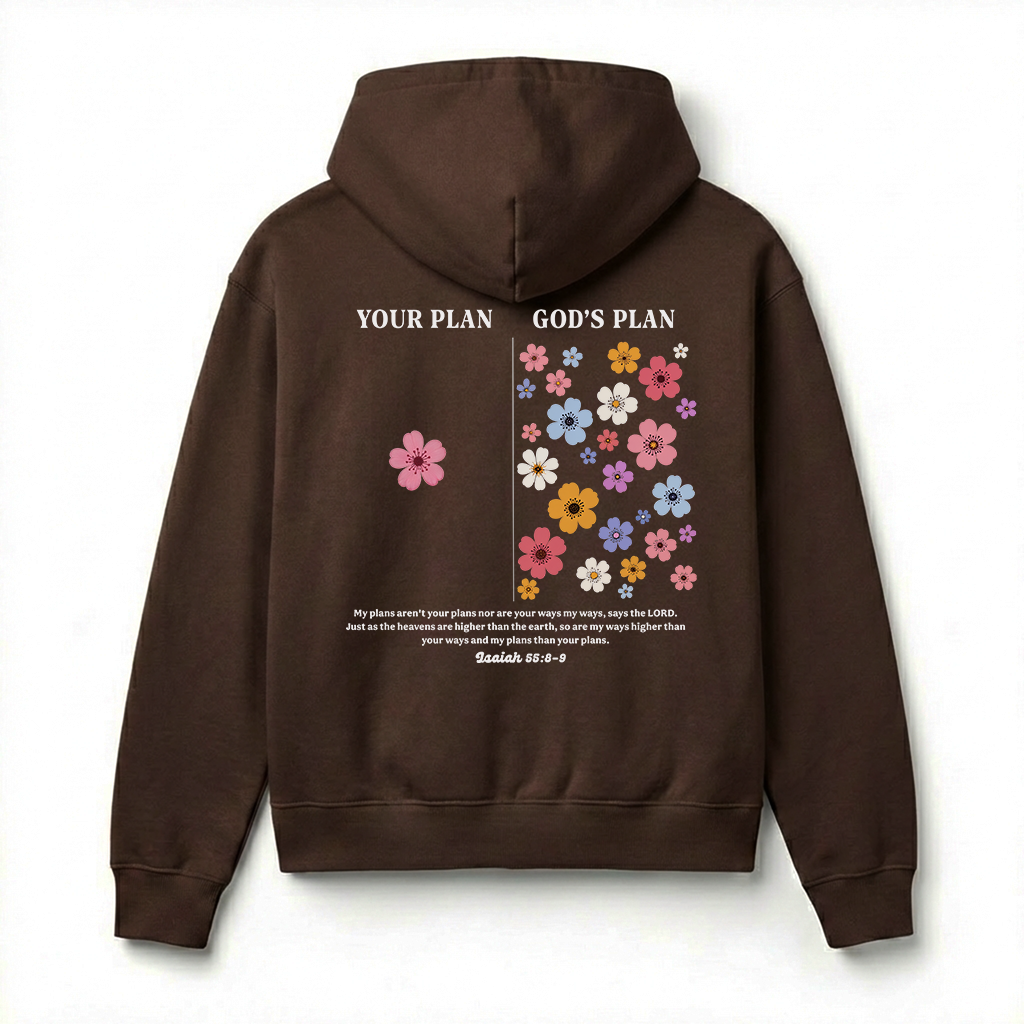 Your Plan God's Plan Christian Unisex Hoodie