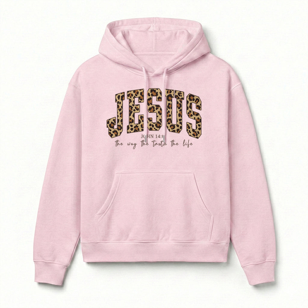 Jesus The Way The Truth The Life Christian Unisex Hoodie