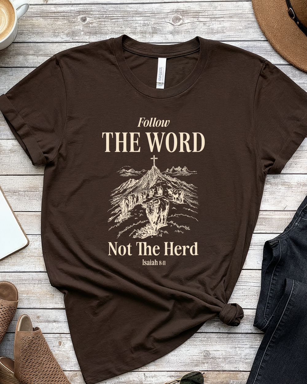 Follow The Word Not The Herd Unisex T-shirt