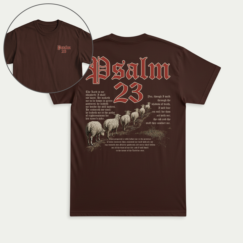 Psalm 23 Christian Unisex T-shirt