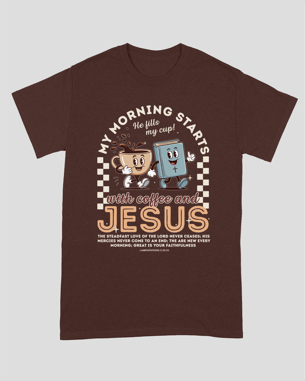 My Morning Starts With Coffee And Jesus Unisex T-shirt