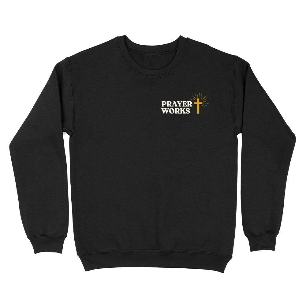Need Prayer Tap My Shoulder Christian Unisex Sweatshirt